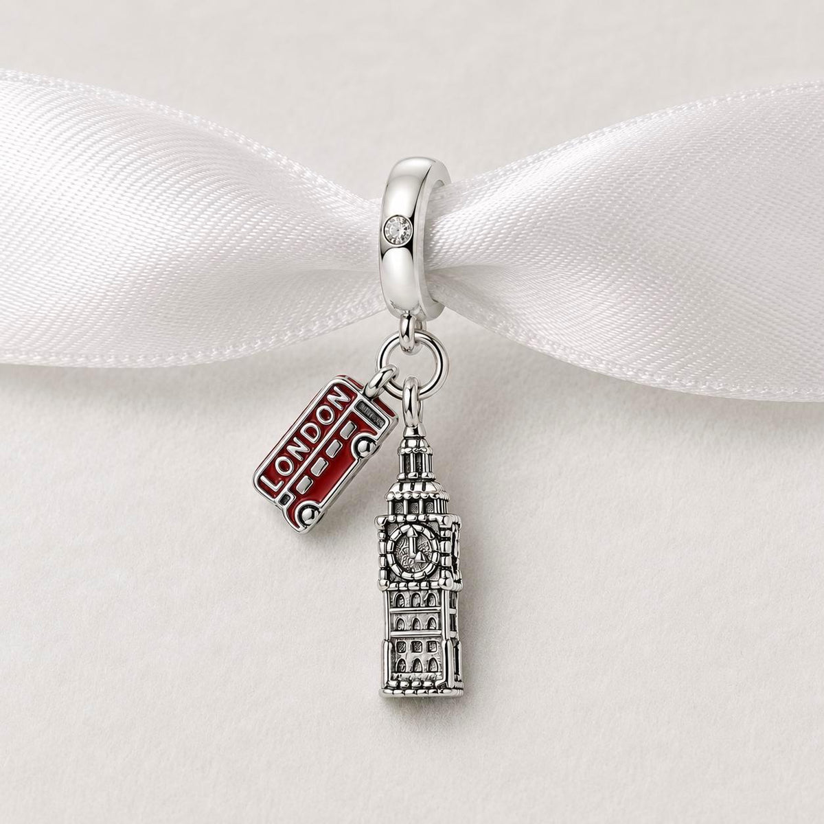 Big Ben sterling silver charm alternate view