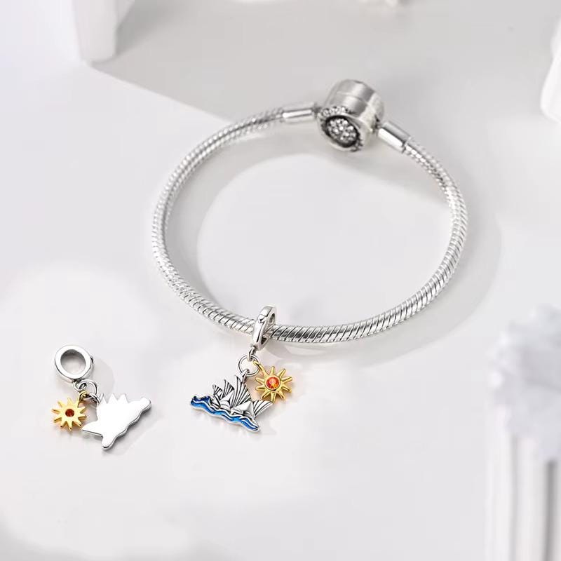 Sydney Opera House sterling silver charm view 7