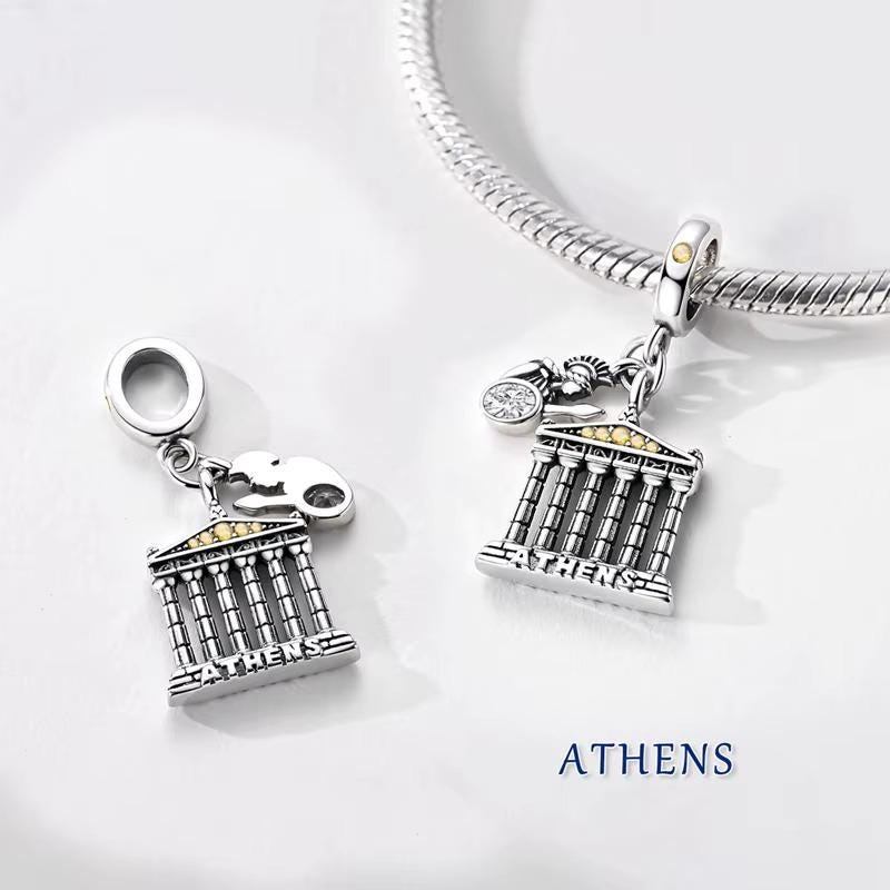 Athens charm detail view