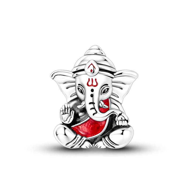 Ganesha 925 sterling silver charm