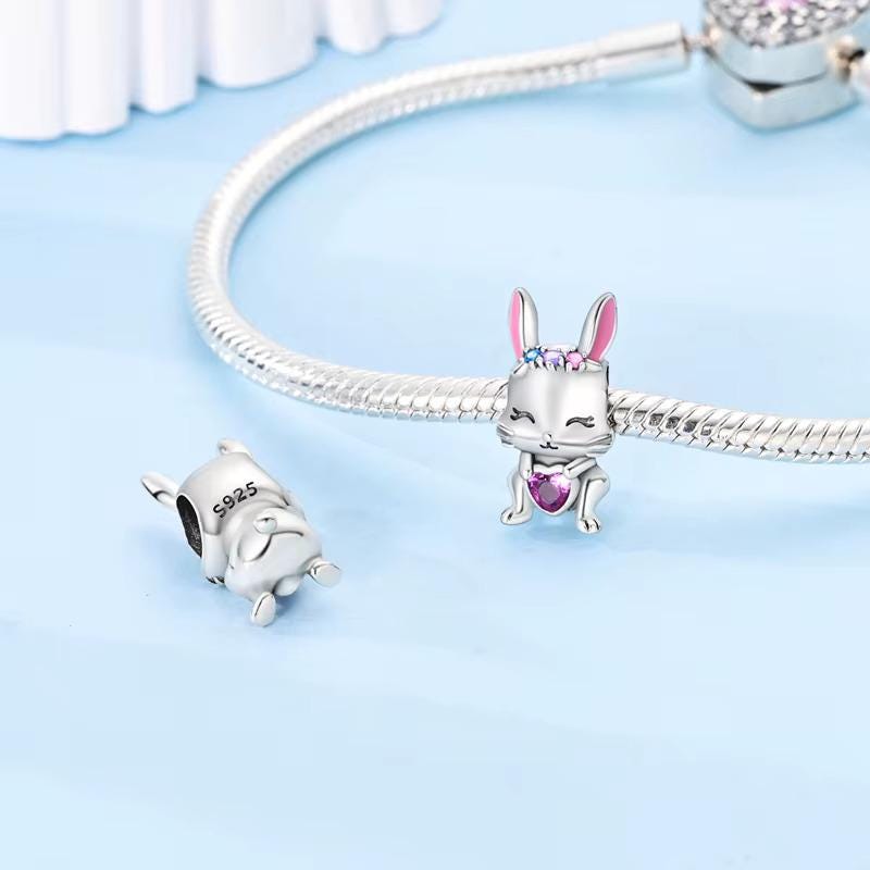Bunny charm detail view