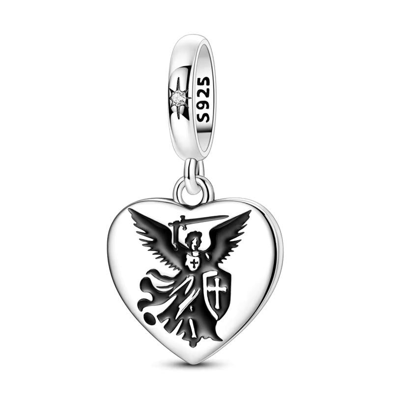 Saint Michael 925 sterling silver charm