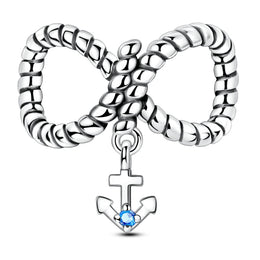 Infinity Knot with Anchor Charm