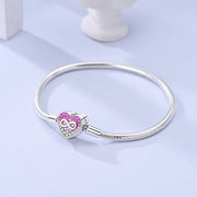 Infinity Love Heart Charm Bracelet