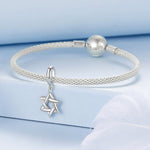 Interwoven Star Dangle Charm