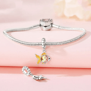 Iridescent Goldfish Dangle Charm