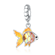 Iridescent Goldfish Dangle Charm