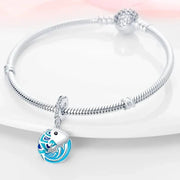 Jumping Blue Sea Fish Charm