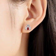 Ladybug and Blossom Sparkle Studs