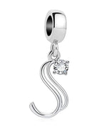 Elegant Crystal Letter A~Z Alphabet Charm