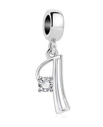 Elegant Crystal Letter A~Z Alphabet Charm