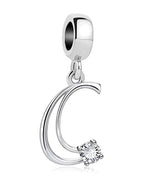 Elegant Crystal Letter A~Z Alphabet Charm