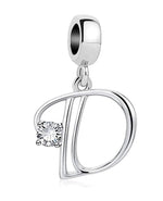 Elegant Crystal Letter A~Z Alphabet Charm