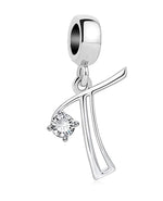 Elegant Crystal Letter A~Z Alphabet Charm