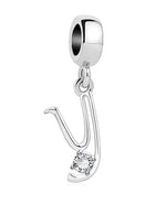 Elegant Crystal Letter A~Z Alphabet Charm