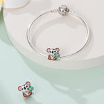 Lucky Koala with Shamrock Charm
