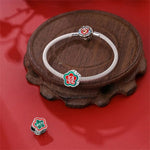Lucky Mahjong Flower Charm