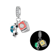 Luminous Passport & Car Travel Dangle Charm