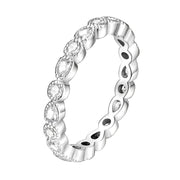 Marquise & Round Diamond Eternity Ring