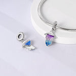 Melting Time Gradient Clock Dangle Charm