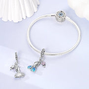 Mermaid & Flower Charm