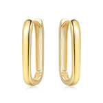 Minimalist Sleek Hoop Earrings