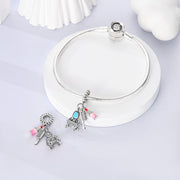 Mirror, Comb & Lipstick Triple Dangle Charm