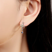 Moon & Star Celestial Charm Hoops