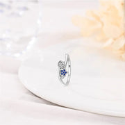 Moon & Star Crystal Ring