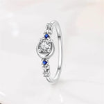 Moon & Star Ring