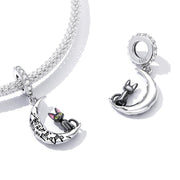 Moonlit Cat Dangle Charm
