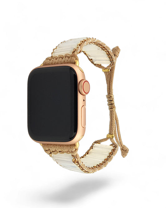 Moonstone Inlay Apple Watch Band