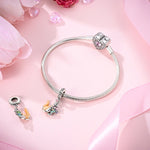 Mother & Baby Kangaroo Dangle Charm