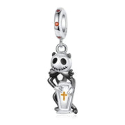 Nightmare Before Christmas - Jack Skellington and Tomb Stone Dangle Charm