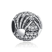 Sparkling Jack Skull Charm