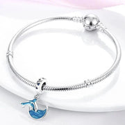 Ocean Blue Dolphin and Sea Dangle Charm