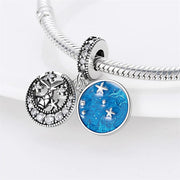 Ocean Blue Whale Dangle Charm