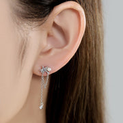 Ocean Star Pearl Drop Earrings