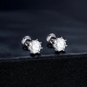 Letoton Classic Moissanite Stud Earrings