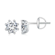 Letoton Classic Moissanite Stud Earrings