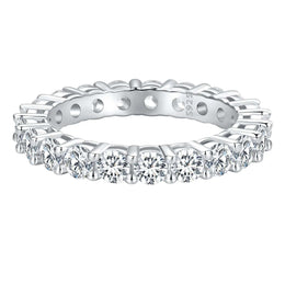 Letoton Moissanite Eternity Band