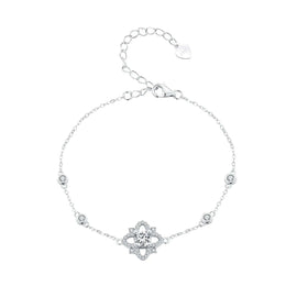Letoton Moissanite Flower Bracelet