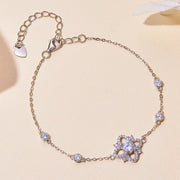 Letoton Moissanite Flower Bracelet