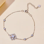 Letoton Moissanite Flower Bracelet