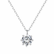Letoton Moissanite Solitaire Necklace