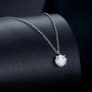 Letoton Moissanite Solitaire Necklace