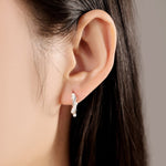 Pearl Twist Hoops