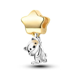 Pet Gold Star Charm