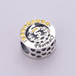 Pharmacy Laurel Emblem Symbol Charm