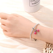 Pink Boxing Gloves Charm